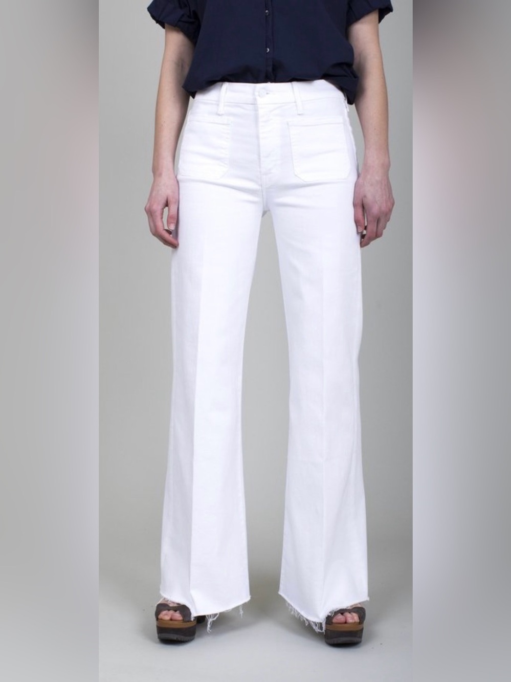 MOTHER DENIM
PATCH POCKET ROLLER FRAY - FAIREST OF THEM ALL